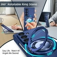 thumbnail image 4 of Dteck Magnetic Case for Samsung Galaxy Z Fold 6, Compatible with MagSafe 360° Rotating Magnetic Ring Kickstand Phone Case Slim Hard PC Protective Cover for Galaxy Z Fold 6 5G,Royalblue, 4 of 11