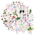 thumbnail image 6 of 35pcs Charming Ballerina Stickers Elegant Fairy Stickers Playful Kids Stickers for Luggage Phone Laptop, 6 of 9