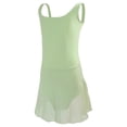 thumbnail image 3 of CAIVO Girls Ballet Dance Leotard With Tutu Skirt Strap Backless Romper For Practice Performance Recital Sleeveless Breathable Kids Onesie, 3 of 5