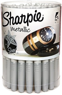 Free Sharpie 9597 Fine Point Permanent Marker New Metallic 36-Pack Canister 