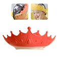 thumbnail image 3 of Gorro De Champú Para Bebé, Gorro De Plástico Con Forma De Corona Bonita Para Baby Shower, Gorro Con Visera Para Protección De Ojos Y Oídos Yuarrent AP007471-01, 3 of 6