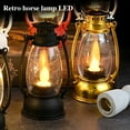 thumbnail image 2 of Chicmine LED Candle Old-fashioned High Brightness Safe Flickering Lampwick Electronic Lantern Light for Bedroom, 2 of 11
