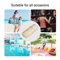 thumbnail image 5 of 2 Pack Wet Dry Bags,Golden Filigree Blooms Waterproof Reusable Dual Zipper Bags for Swimwear, Gym Clothes, Toiletries, Baby Diapers, 5 of 8