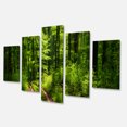 thumbnail image 2 of Verdure Fascinante dans une Forêt Sauvage - Impression sur Toile de Forêt, 2 of 3
