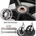 thumbnail image 3 of 8 Inch Non-Slip Solid Tires, Wheelchair Replacement Wheels, 2pcs, 190mm Gray, Fits Rollators and Walkers_Perfect Gift, 3 of 5