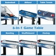 Barara King Billiard Table, Pool Game Table,6In1 Combo Game Table