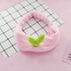 thumbnail image 4 of 3 unids brotes diadema elástica maquillaje ducha de lavado de cara deporte banda de pelo cabeza de jeatures (blanco + gris + rosa), 4 of 5