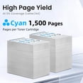 thumbnail image 3 of CS331 CS431 Cyan Toner Cartridge Replacement 20N10K0 20N10C0 20N10M0 20N10Y0 Compatible for Lexmark CS331 CX331 CS331dw CS331adwe CX331adwe CX431 CS431dw CX431adw Printer (Cyan Toner 1500Pages), 3 of 6