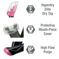 thumbnail image 6 of TUSA Sport Adult Serene Mask, Dry Snorkel, and Fins Travel Set, Black/Hot Pink, Small, 6 of 10