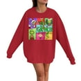thumbnail image 1 of Chandails en Molleton Grinch pour Femmes Grande Taille Mode Décontractée Imprimé de Noël Manches Longues Col Rond Chandail Chandails en Molleton Grinch Imprimé, P-3TG, 1 of 4