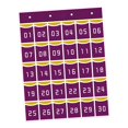 thumbnail image 2 of Classroom Pocket Chart Organizador de Teléfonos Móviles y Calculadoras con Bolsillos Múltiples Fabricado en Material No Tejido Resistente Fácil de, 2 of 10