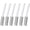 Gray, variant on 6 Pack Toilet Brushes for Bathroom Cleaning - Ergonomic 13.4 Inch Handle with Bubble Pumice Stone Head for Multi-Surface Mark Removal - Blue