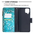 thumbnail image 2 of Dteck Case for Samsung Galaxy A12 6.5-inch,Magnetic Patterned Leather Zipper Card Holder Wallet Flip Case Kickstand Shockproof with Hand Strap Cover ,Plum Blossom, 2 of 6