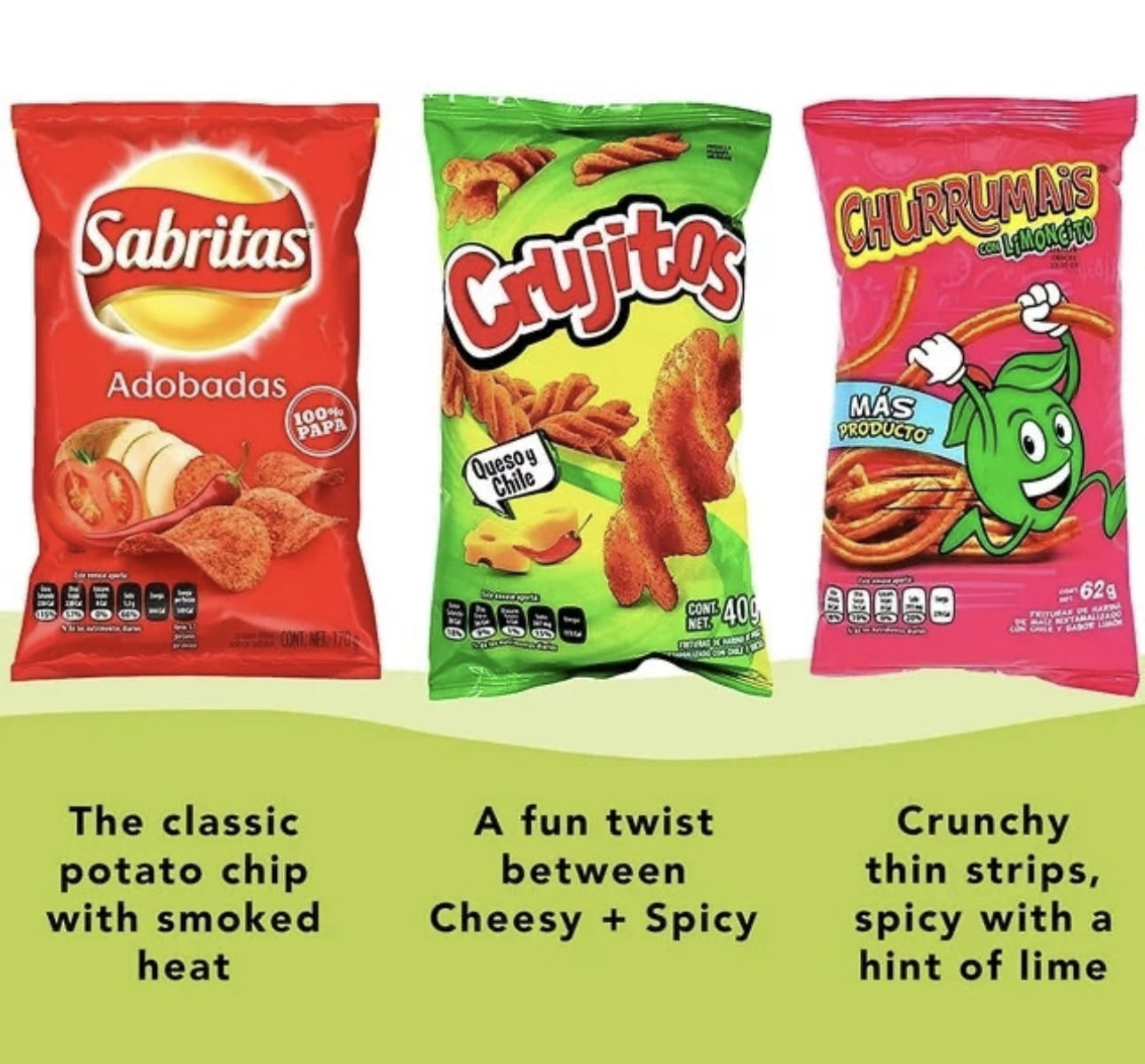 Sabritas Mexican Chips Variety Pack