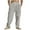 Gray, variant on Coorders George Men's Casual Cargo Pants, Pants Clearance, Drawstring Cargo Sweatpants with Pockets Army Green, XXXL