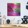 thumbnail image 6 of Luxe Metal Art 'Tropical Vibe' by Andrea Haase, Metal Wall At, 12"x12", 6 of 9