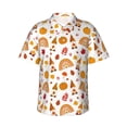 thumbnail image 1 of Balery Fall Gnomes Harvest Camisas hawaianas de manga corta para hombre, camisas playeras de corte holgado, camisas de vacaciones con botones,XX-Large, 1 of 7