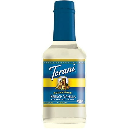 Torani Sugar Free French Vanilla Flavoring Syrup, 12.2 oz