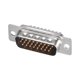 thumbnail image 1 of Conector D-sub macho de 26 pines, 3 filas, tipo soldadura, negro, 8 piezas, 1 of 3