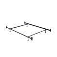 thumbnail image 1 of Hillsdale Furniture Metal Twin/Full Bed Frame Black, 1 of 2