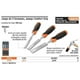 thumbnail image 2 of Juego De 3 Formones Mango Comfort Grip Truper 17759 Truper JFT-3, 2 of 2