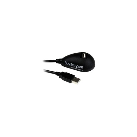 UPC: 0065030832083 | StarTech.com USBEXTAA5DSK Black Desktop USB Extension Cable – A Male to A Female