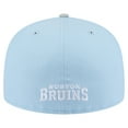 thumbnail image 4 of Men's New Era  Light Blue/Gray Boston Bruins Color Pack Two-Tone 59FIFTY Fitted Hat, 4 of 6