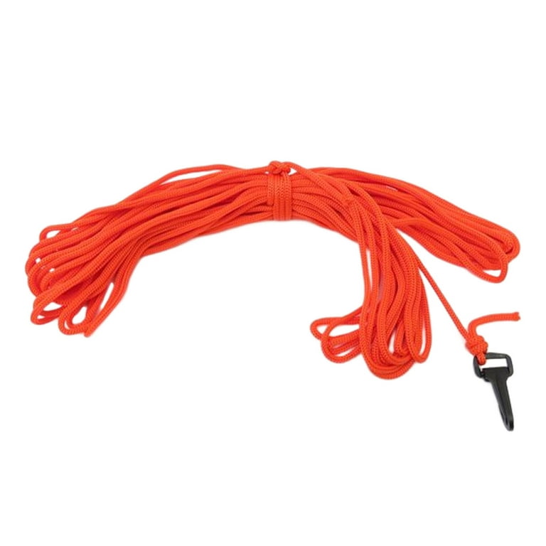 Buoy Float Rope, Portable Rope Dive Rope, Buoy Dive Scuba Rope for Spearfishing Freediving Outdoor Accessories, Adult Unisex, Size: 21M, Orange