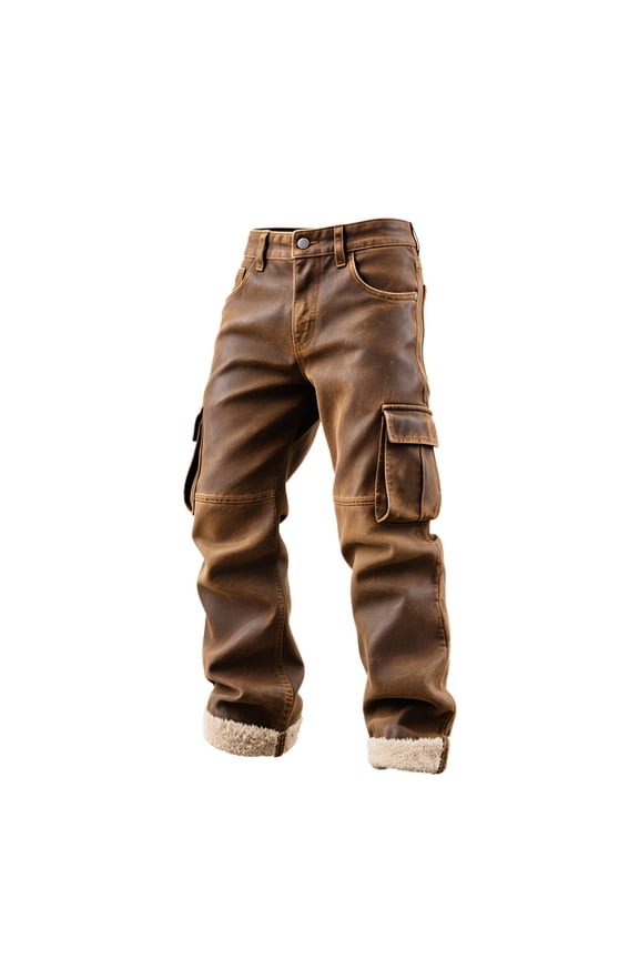 Casual Work Pants Straight Leg Trousers With Classic Brown For Daily Comfort And Durable Style Stylish Casual Men's Pants