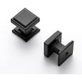 thumbnail image 5 of 10 Pack Matte Black Square Kitchen Cabinet Knobs,Zinc Solid Drawer Pulls,Farmouse Cabinet Handles for Cupboard, Dresser, Closet and Bathroom, Modern Cabinet Hardware for Cabinets, 5 of 8