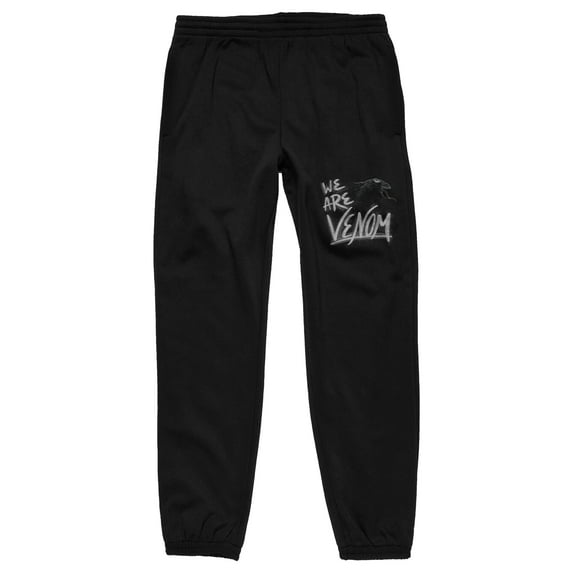 Venom: The Last Dance "We Are Venom" Adult Black Jogger Pants-Medium