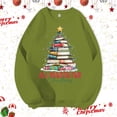 thumbnail image 2 of Sweatshirts for Men Mens Christmas Fall Plus Size Hoodless Pullovers Fashion Sweatshirts Holiday Logo Print Warm Slipper Two Piece Sweatsuit Men Oversized Sweatsuit Blank Hoodies Teen Green L, 2 of 4