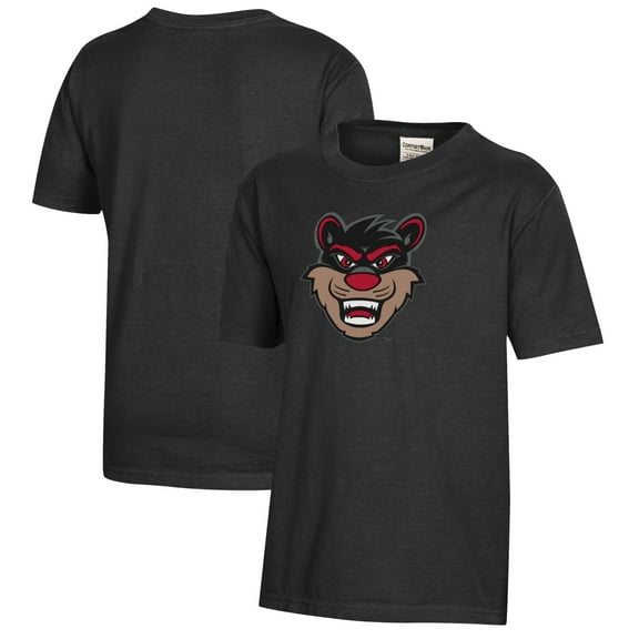 Youth  Black Cincinnati Bearcats Logo Comfort Wash T-Shirt