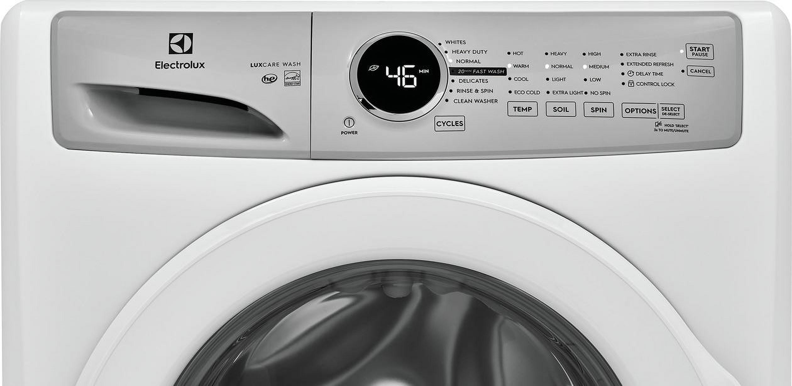 Electrolux ELFW7337AW 4.4 cu ft High-Efficiency White Front Load Washing Machine
