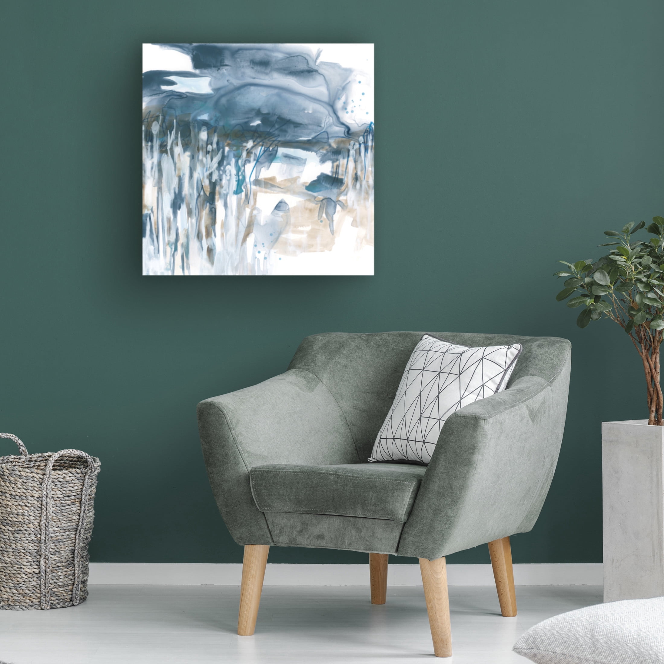 Trademark Fine Art June Erica Vess  Liquid Reed Marsh II Canvas Wall Art