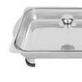 thumbnail image 3 of Plateau de Buffet, Plateau de Service de Buffet, Anti-Frottement, Format Double, Plat de Buffet, Plat pour Réception en Acier Inoxydable, Mariage, Banquet, arc, 3 of 9