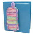 thumbnail image 2 of PEN+GEAR BACKPACK SHAPE 2 ZIPPER COMPARTMENTS PENCIL CASE, WATERCOLOR, 2 of 6