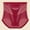 c01Red, variant on Mesh Hollow Out Panties Thongs Women Transparent Underwear Temptation See Through Seamless Panties Brown M