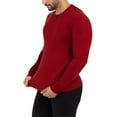 thumbnail image 5 of X RAY Mens Crew Neck Sweater Slim Fit Midweight Pullover Sweater for Men for Casual Dressy Wear (Big & Tall Available), Jester Red, 6XL, 5 of 11
