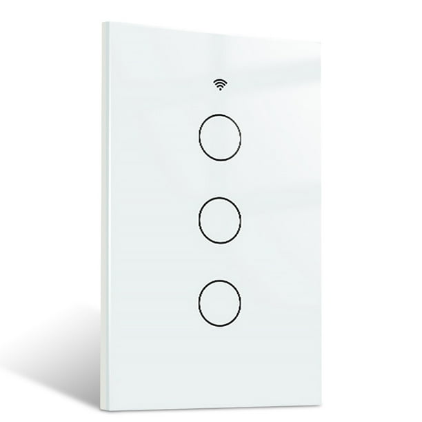 Yuarrent Interruptor de luz inteligente Tuya, temporizador de cuenta regresiva, interruptor de lámpara de Control remoto para teléfono móvil, Electrodomésticos
