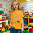 thumbnail image 6 of CAIXIA 100 Days of School Shirt for Toddler Boys Girls Kindergarten School Celebration Student T-Shirt,Yellow, 6 of 7