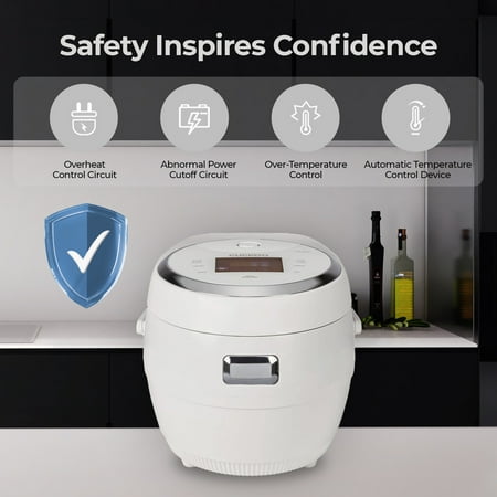CUCKOO ELECTRONICS - Cuckoo 10-cup Multifunctional Micom Rice Cooker and Warmer – 16 built-in programs - White