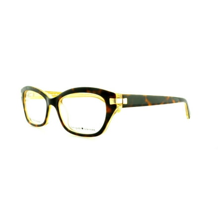 KATE SPADE Eyeglasses VIVI 0JBY Tortoise Gold Glitter 51MM - Walmart.com