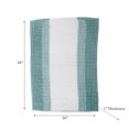 thumbnail image 3 of Maison Concepts Stripe Chenille Bath Mat 20X28 Turquoise (Turquoise) 20" X 28" X 1", 3 of 4