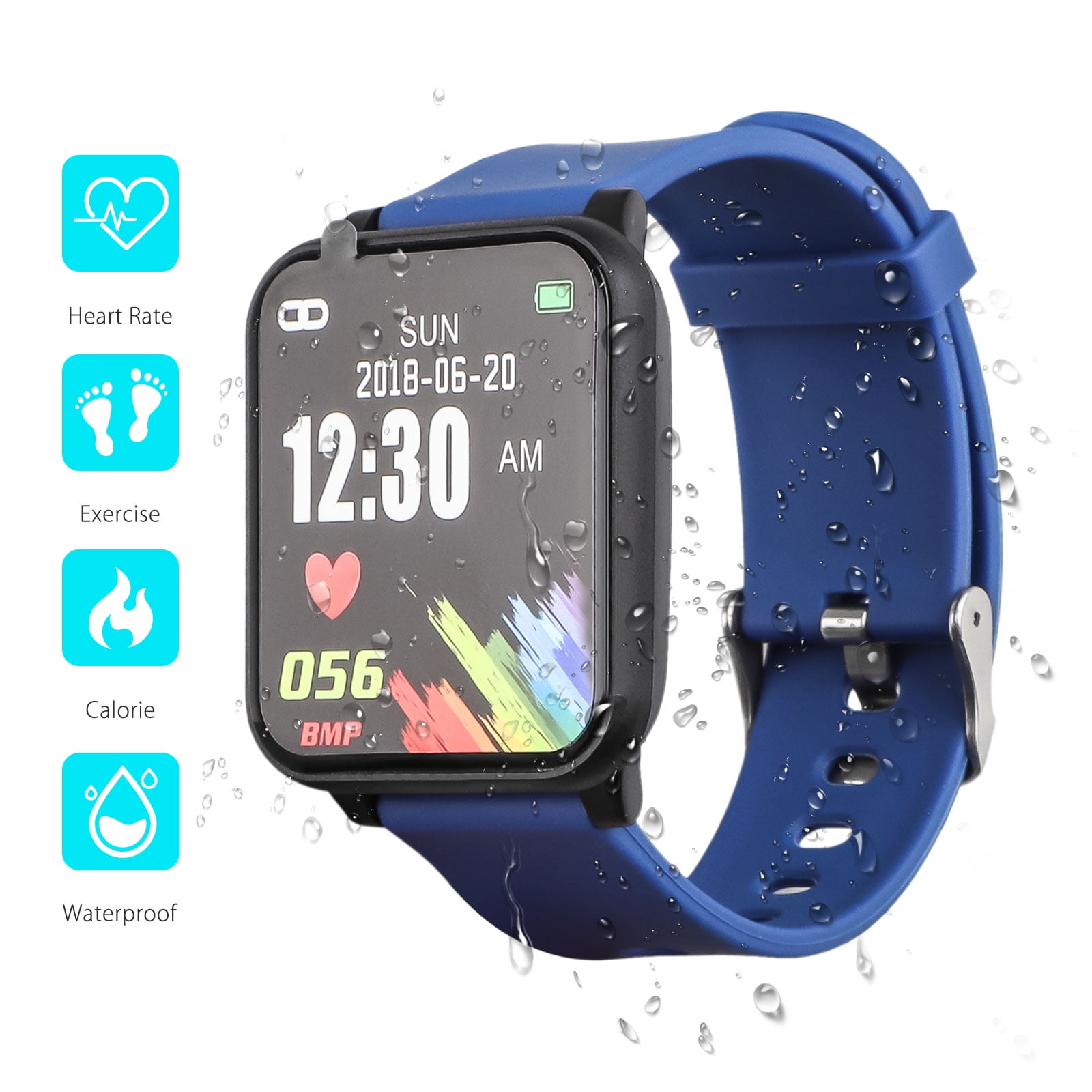 waterproof smartwatch with long battery life