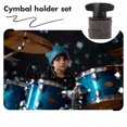 thumbnail image 3 of WASHWEPE 2 Set Cymbal Parts Set Black Felt For Easy Installation During Live Performances, 3 of 8