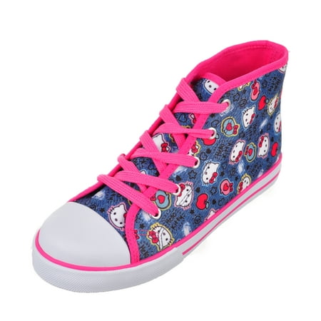HELLO KITTY LIL KATHERINE HIGH TOP FASHION SNEAKERS