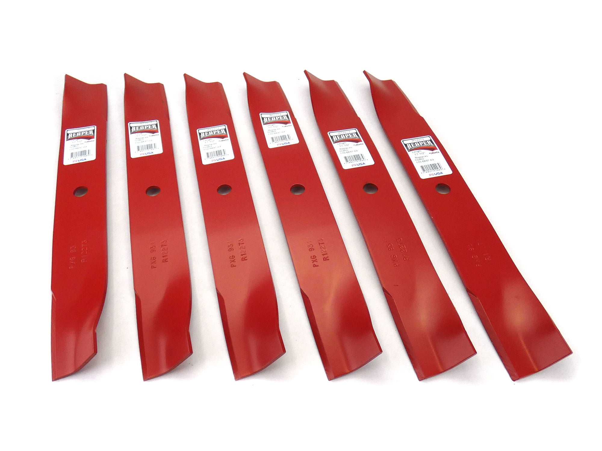 3 Reaper 50" Blades for Toro Replaces 110-6837-03 112-9759-03 Made in USA