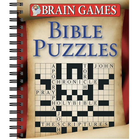 Brain Games - Bible Brain Games - Bible Puzzles (Includes a Variety of Puzzle Types), (Spiral-Bound)
