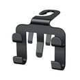 thumbnail image 2 of Kchsji 4-in-1 Car Seat Back Hook Phone Holder Universal Headrest Hanger Organizer for Purse Bag Grocery, ABS Strong Load Auto Interior Accessories, 360° Swivel Mount Detachable, 20lb Capacity, 2 of 9